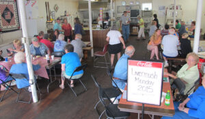 The crowd at Livermush Monday 2015. Monday, September 7, 2015. (Leanne E. Smith)